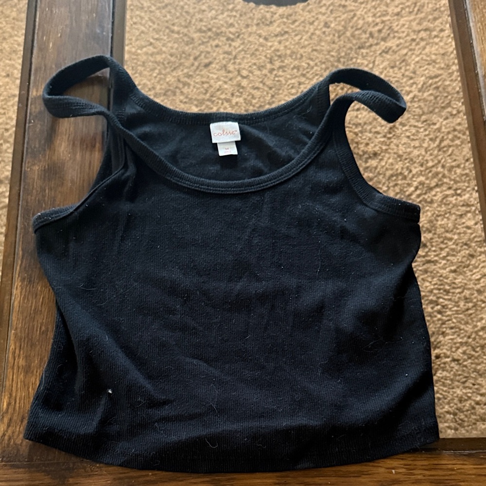 Colsie Black Tank Top